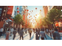 午后漫步天津街，偶遇大連五一青春歌會盛宴