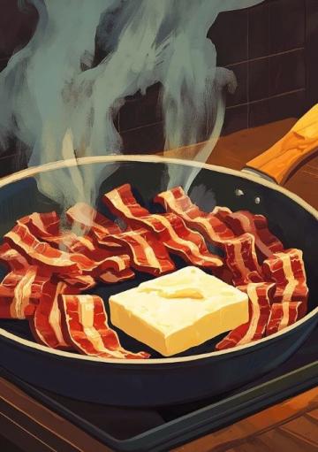 多時(shí)段美味：餅子與臘肉的經(jīng)典炒法