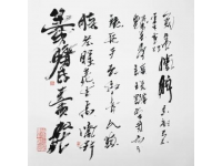 田蘊章的書法風(fēng)格獨特，深厚的底蘊和創(chuàng)新精神