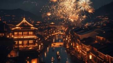千年武當(dāng)夜未央，鄖陽不夜城新春盛景璀璨綻放