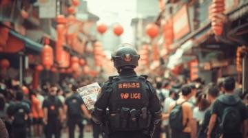 濟(jì)南街頭特警意外爆紅，引網(wǎng)友熱議