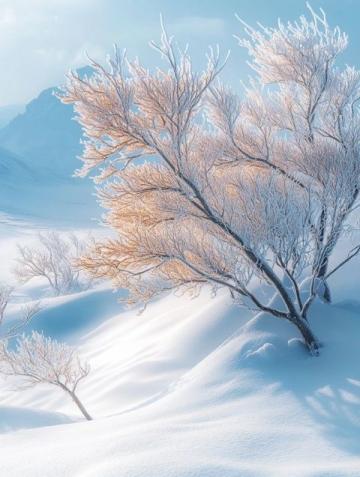 2024寒冬奇景：罕見(jiàn)暴風(fēng)雪覆蓋千里，銀裝素裹的冰雪世界