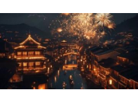 千年武當(dāng)夜未央，鄖陽(yáng)不夜城新春盛景璀璨綻放