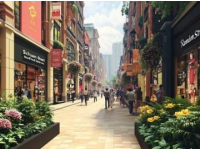 濟(jì)寧市的大型商業(yè)街