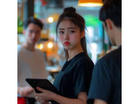 河北唐山，一20歲女大學生兼職做服務員，晚上九點，飯店來了一桌客人