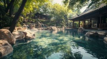 成都！小院里的私密溫泉之旅！
