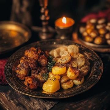 炭火烤土豆：簡單又美味的農(nóng)村特色小吃 рецепт