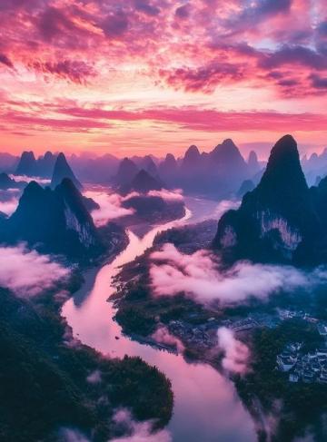 桂林山水與詩(shī)中的意境:自然之美與人文情感