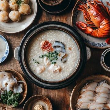 潮汕砂鍋粥是廣東潮汕地區(qū)的傳統(tǒng)美食，以鮮香濃郁、米粒分明、配料豐富而聞名
