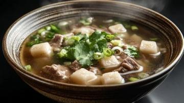 羊肉泡饃是中國陜西省，尤其是西安市的傳統(tǒng)名吃