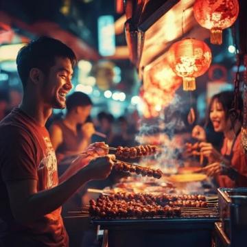 臺北夜市Z世代狂熱追捧柳州螺螄粉！大陸美食在臺灣掀起“酸辣旋風