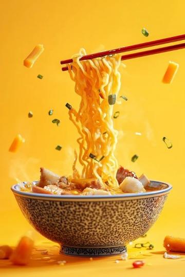 細(xì)而筋道的面條，酸辣甜味獨(dú)特，越吃越上癮
