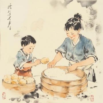 美食節(jié)目中的深情一課：李子柒烹飪技藝與童年回憶