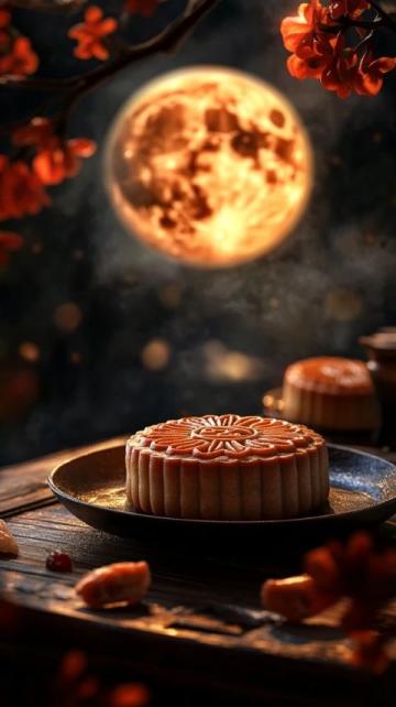 中秋節(jié)，是一年中最令人期待的時刻之一,當夜幕降臨，明亮的月光灑在大地上