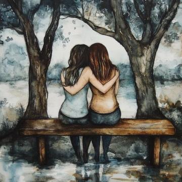 兩首詩一幅畫,聯(lián)誼之美盡顯