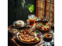 港式茶餐廳泰式菠蘿海鮮炒飯，照燒豬扒滑蛋飯飯這兩道港式茶餐廳的招牌飯