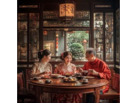 鄉(xiāng)村里開起了一家家庭式小店, 名叫"莆田味道", 以地道的莆田菜聞名。