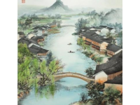 人家盡枕河古宮閑地少水港小橋多(君到姑蘇見(jiàn)，人家盡枕河,古宮閑地少，水港小橋多)