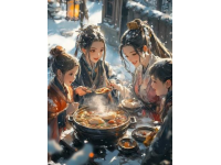 美女與美食的冬日戀歌：火鍋里的詩(shī)篇