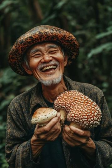 外地人赴云南體驗(yàn)拾菌樂趣