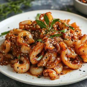 夜宵神菜！醬爆魷魚，鮮辣上頭超解饞