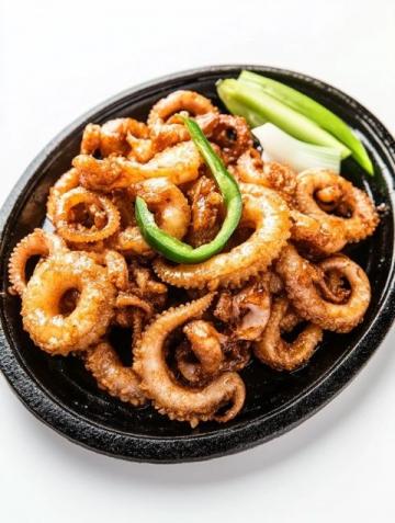 夜宵神菜！醬爆魷魚，鮮辣上頭超解饞