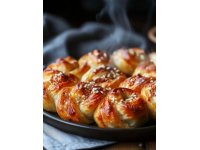 陜西肉夾饃秘制：外酥里嫩，下油炸好吃！