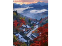 遇見鎮(zhèn)坪，一城山色半城秋