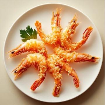元旦過后迎新春，咸蛋黃焗蝦為年夜飯?zhí)砟晡? width=