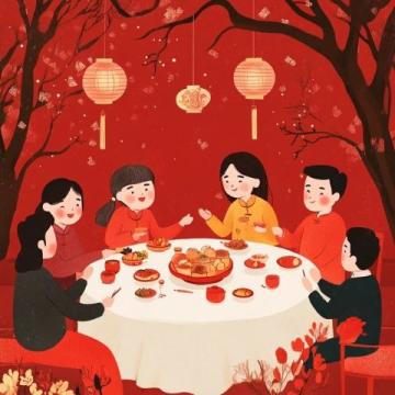 春節(jié)過完了，家里人都漸漸回來了