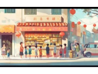 品味彩衣街，盡享香脆安豆餅