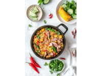 低卡花式炒飯：花菜偽炒飯裹蛋液，粒粒分明不愧是減脂作弊餐
