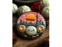 朋友來我家，一起聊起了天津素包子