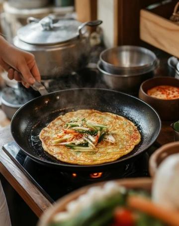 揭秘山東人氣爆棚的五谷雜糧大煎餅：酥脆軟糯，醬料豐富，一口愛上！#美食探店