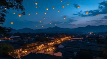 葛仙村之夜，走進(jìn)童話世界