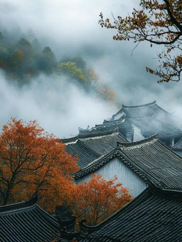 安徽陽產(chǎn)土樓：云端秋色里的歡樂之旅