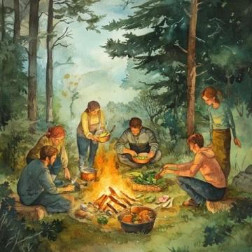 露營(yíng)美食秘籍：輕巧可攜帶，簡(jiǎn)單易制作，吃出滿滿野趣！