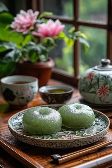 清香不膩的「綠茶饅頭」制作教程，健康美味顏值高