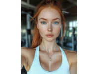 這位外國姑娘來自白俄羅斯icon，她擁有著潔白無瑕的肌膚、高挑修長的身材