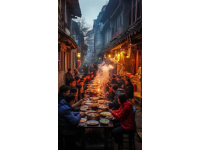 溫州街頭的溫暖餛飩車