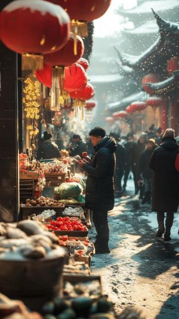 商丘古城小吃街人潮涌動，偶遇老物件揭秘地方名吃秘密
