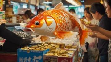 朋友們，這幾條近十公分的金魚如果我說是一塊五一條買的，你一定不會相信吧？如果說我