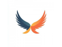 簡(jiǎn)潔現(xiàn)代風(fēng)格的Logo設(shè)計(jì)：飛翔雀鳥(niǎo)寓意美食探索精神