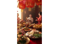 過年時節(jié)，團圓夜里的那一桌豐盛年夜飯