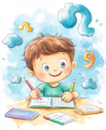 幼兒園大班畢業(yè)測試題：數(shù)學、常識與拼音練習試卷