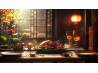 秋意漸濃的瞬間吃在中國老北京烤鴨、門釘肉餅、鐺炮牛肉；