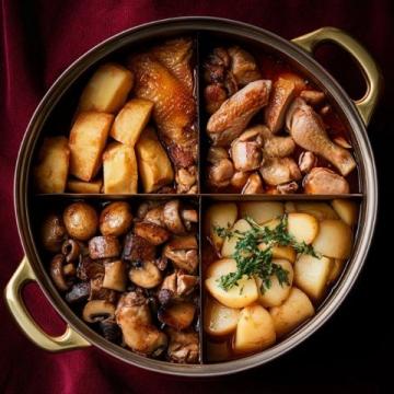 如果你想吃**火鍋味的燜飯**，可以用火鍋底料來(lái)調(diào)味，一鍋搞定，超級(jí)簡(jiǎn)單！