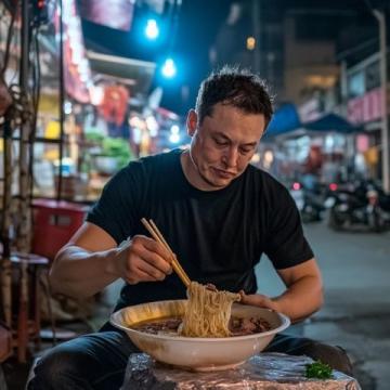 沈陽又火了，一位頭條大咖來沈陽，晚餐吃碗抻面加上雞架
