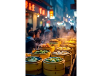 大連夜市夜不止，白日照樣熱鬧！