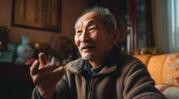 榆林百歲老人獨(dú)居彩鋼房 眼明耳聰精神佳
